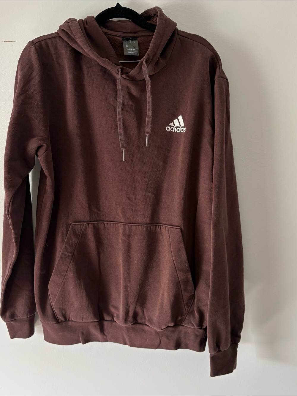 adidas Chocolate Brown Pullover Hoodie